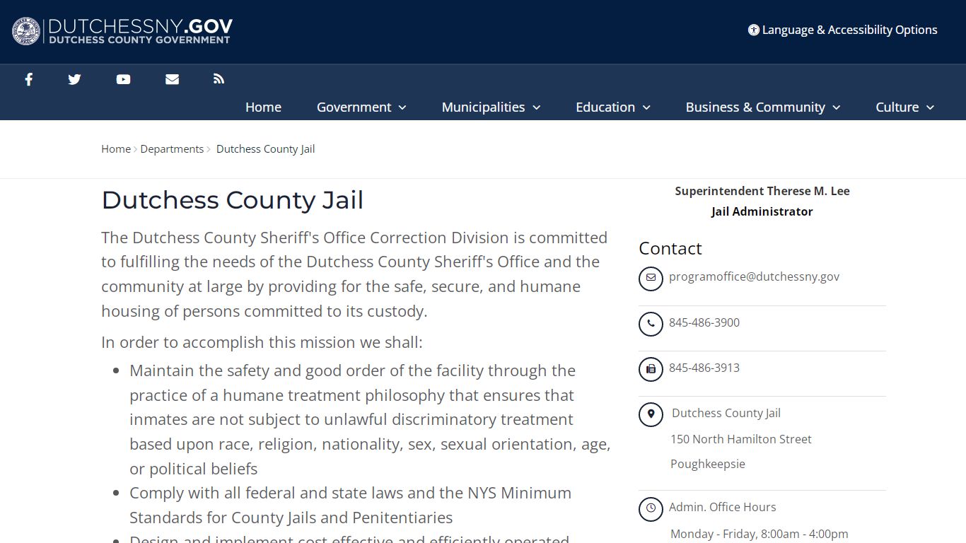 Dutchess County Jail